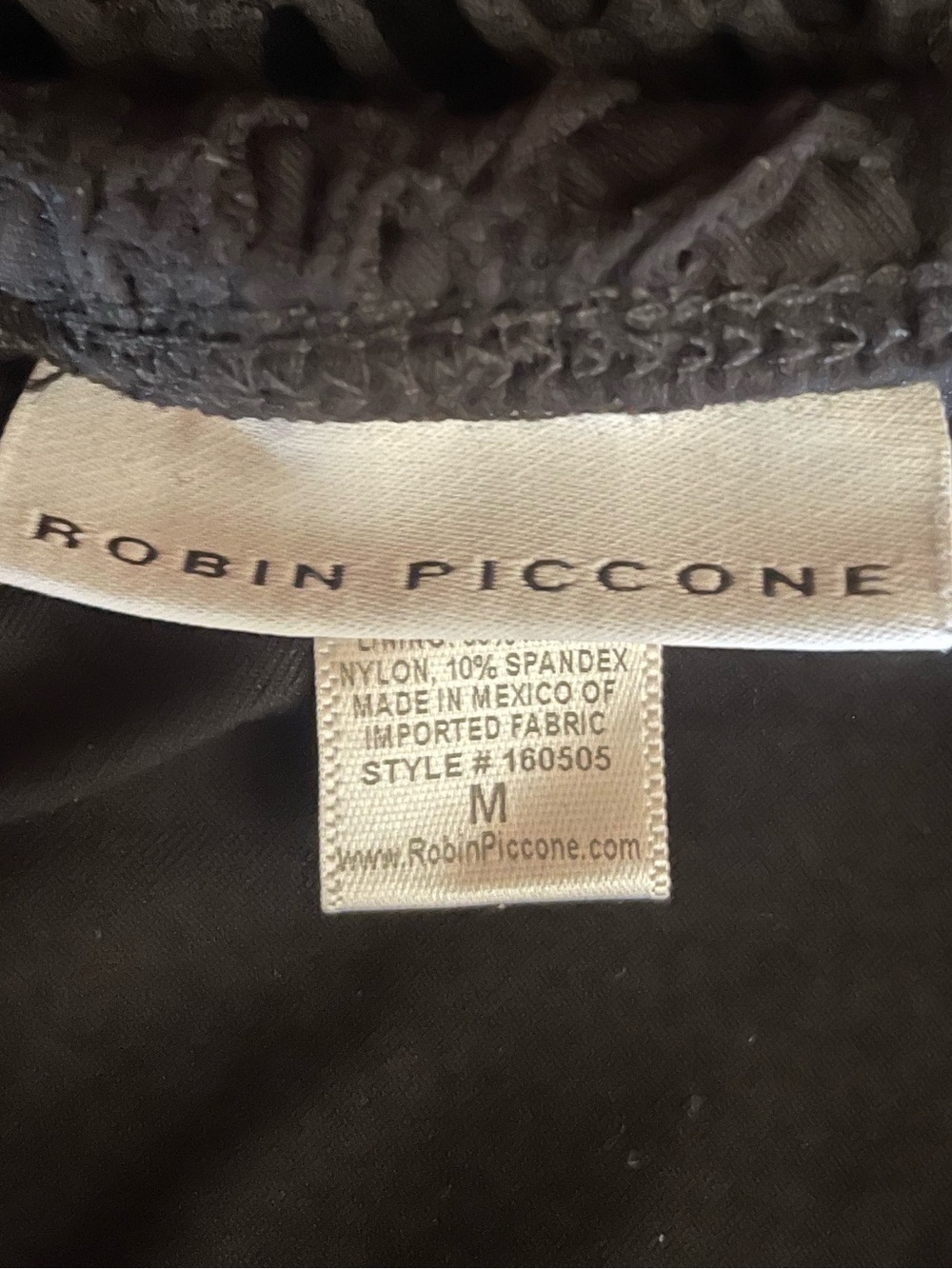 Robin Piccone Black Crochet Halter Bikini Set - Picture 6 of 6